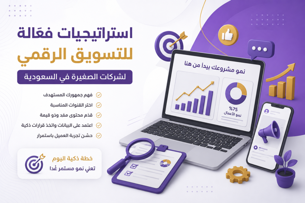 استراتيجيات التسويق الرقمي للشركات الصغيرة في السعودية
