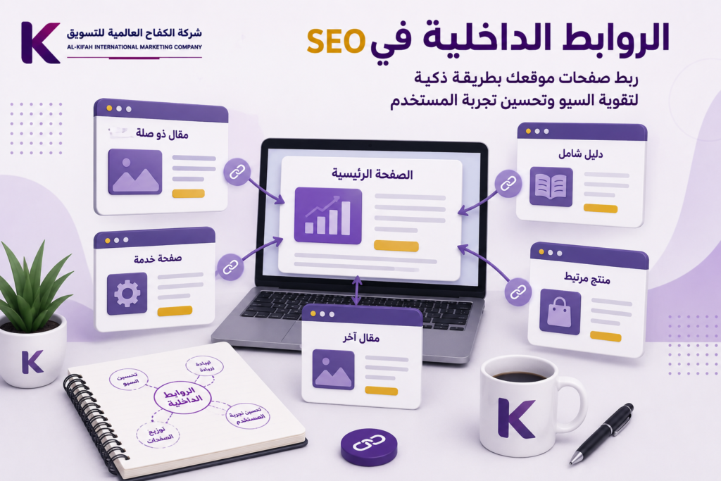 الروابط الداخلية في SEO وتحسين ترتيب صفحات الموقع